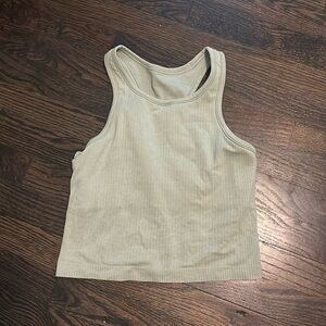 Green lululemon tank top